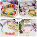 ITOY&IGAME DIY Beads Set 471 PCS Acrylic Colorful DIY Beads Jewelry Making Set Necklace and Bracelet Crafts for Kids with Scissors,Steel Ring and Box B076XW9YHJ